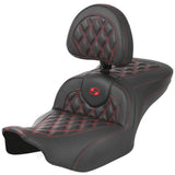 Saddlemen 2024-25 Road Glide / Street Glide, 2023-25 CVO Road Glide / Street Glide RoadSofa CF LS Seat with Drivers Backrest Motorcycle Accessories-0801