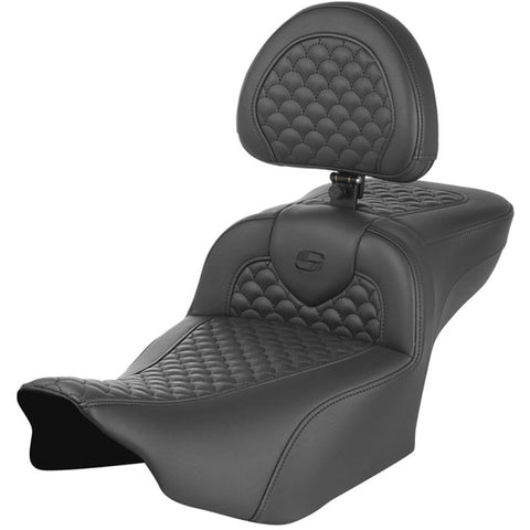 Saddlemen 2024-25 Road Glide / Street Glide, 2023-25 CVO Road Glide / Street Glide RoadSofa DS Ext Reach with Driver's Backrest Motorcycle Accessories-0801