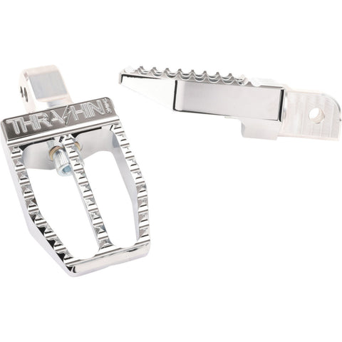 Thrashin Supply 2018 To Current Softail Rear Pegs Militant Spring Loaded Harley-Davidson Cruiser Footpegs-1620