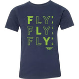 Fly Racing Tic Tac Toe Youth Boys Short-Sleeve Shirts-356