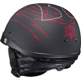 HJC CL-Ironroad Showboat Adult Cruiser Helmets - MC-1F Rear View