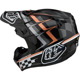 Troy Lee Designs SE4 Polyacrylite Warped MIPS Adult Off-Road Helmets-109327033