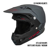 1 Units of Fly Racing Formula CC Centrum Adult Off-Road Helmets Matte Grey / Black Medium