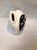 ProForce Headguard w/Face Cage White Small