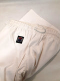 ProForce Karate Pants 8oz Traditional Drawstring Waist White Size 5
