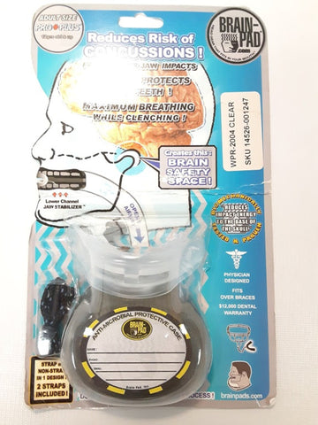 Gungfu Brain-Pad Pro Plus Clear Mouthguards Adult Size