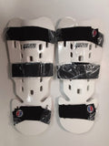 ProForce Lightning Shin & Instep Guard White Size Child/Small