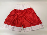 ProForce Satin Boxing Trunks Red/White