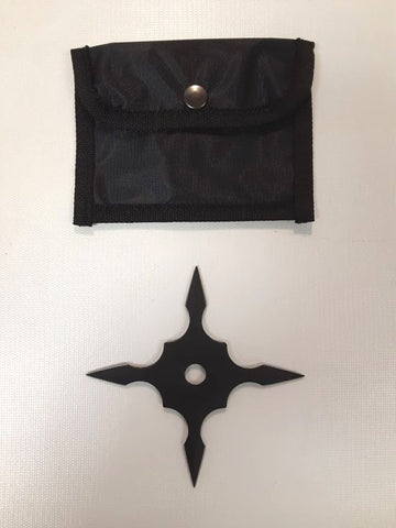 Kohga Ninja Star 4 Point Black 4 1/2"