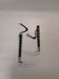 Black Studded Competition Kamas 10" Inches