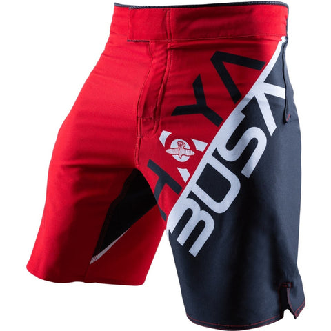 Hayabusa Stacked Performance Athletic Fight Shorts Red/Black Size 36