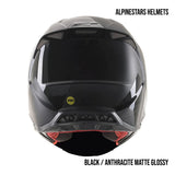 Alpinestars Supertech M8 Echo MIPS Adult Off-Road Helmets Black / Anthracite Matte Glossy