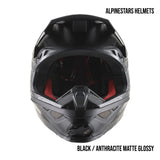 Alpinestars Supertech M8 Echo MIPS Adult Off-Road Helmets Black / Anthracite Matte Glossy