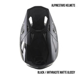 Alpinestars Supertech M8 Echo MIPS Adult Off-Road Helmets Black / Anthracite Matte Glossy
