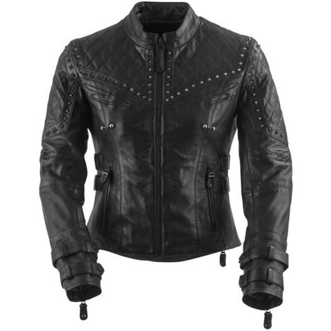 Black Brand Brazillian Wax Women's Cruiser Jackets-BB3356