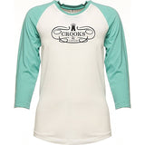 Crooks & Castles Superlative Baseball Knit Women's 3/4-Sleeve Shirts-CL1350122