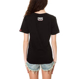 Crooks & Castles Big Face Karat V-Neck Women's Short-Sleeve Shirts-CL1390719