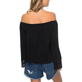 Publish Retro Revival Off The Shoulder Women's Top Shirts-ERJKT03341