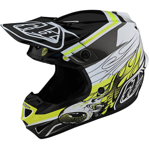 Troy Lee Designs SE4 Polyacrylite Skooly MIPS Youth Off-Road Helmets-112328003