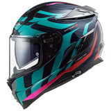 LS2 Challenger Carbon Flames Full Face Adult Street Helmets-327