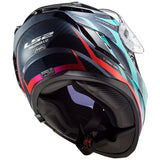 LS2 Challenger Carbon Flames Full Face Adult Street Helmets-327