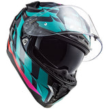 LS2 Challenger Carbon Flames Full Face Adult Street Helmets-327