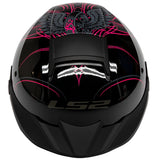 LS2 Rebellion Wheels & Wings Half Face Adult Cruiser Helmets-590