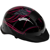 LS2 Rebellion Wheels & Wings Half Face Adult Cruiser Helmets-590