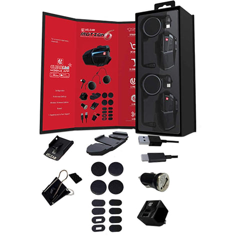 UClear Motion 6 Bluetooth Audio System Dual Kit Accessories-180509