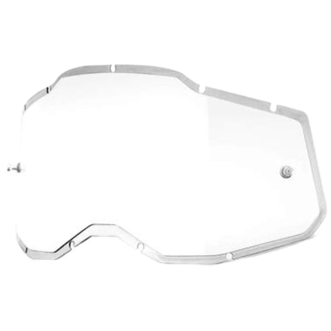 100% Racecraft 2/Accuri 2/Strata 2 Plus Injected Replacement Lens Goggles Accessories-5808