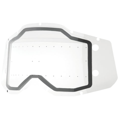100% Accuri 2/Racecraft 2/Strata 2 Forecast Dual Pane With Bumps Replacement Lens Goggles Accessories-2602