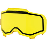 100% Armega Vented Injected Dual Pane Replacement Lens Goggles Accessories-2602