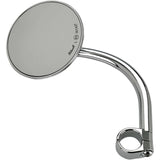 Biltwell Utility Round Side View Mirror w/Clamp-On Mount 1" Motorcycle Accessories-0640