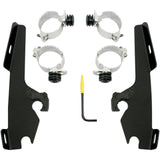 Memphis Shades Fats/Slim Windshield Trigger-Lock Complete Mount Kit Motorcycle Accessories-2320