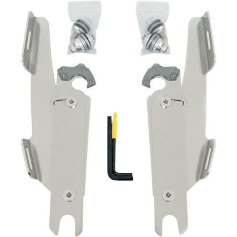 Memphis Shades Fats/Slim Windshield Trigger-Lock Complete Mount Kit Covered Forks Without Lightbar Motorcycle Accessories-2320