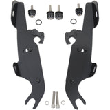 Memphis Shades Fats/Slim Windshield Trigger-Lock Complete Mount Kit with Lightbar Motorcycle Accessories-2320