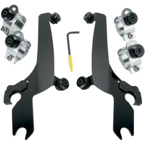 Memphis Shades Wide Sportshield Trigger-Lock Complete Mount Kit Motorcycle Accessories-2320