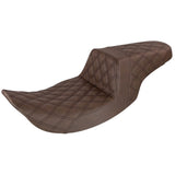 Saddlemen 1997-2007 FLHR, FLHX Step-Up Front & Rear LS Seat Motorcycle Accessories-0801