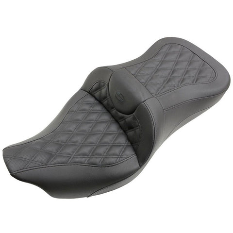 Saddlemen 2008-2024 FLHR, FLHT, FLHX & FLTR Extended Reach Roadsofa LS Seat Motorcycle Accessories-0801