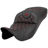 Saddlemen 2008-2024 FLHR, FLHT, FLHX & FLTR Extended Reach Roadsofa LS Seat Motorcycle Accessories-0801