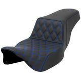 Saddlemen 2008-2024 FLHR, FLHT, FLHX & FLTR Step-Up Front LS Seat Motorcycle Accessories-0801