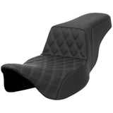 Saddlemen 2008-2024 FLHR, FLHT, FLHX & FLTR Step-Up Front LS Seat Motorcycle Accessories-0801