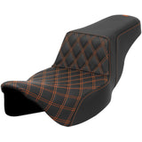 Saddlemen 2008-2024 FLHR, FLHT, FLHX & FLTR Step-Up Front LS Seat Motorcycle Accessories-0801