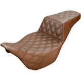 Saddlemen 2008-2024 FLHR, FLHT, FLHX & FLTR Step-Up Front & Rear LS Seat Motorcycle Accessories-0801