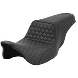 Saddlemen 2008-2024 FLHR, FLHT, FLHX & FLTR Step-Up HC Extended Reach Seat Motorcycle Accessories-0801
