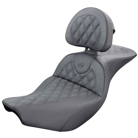 Saddlemen 2014-2025 Chieftain/Springfield/Roadmaster/2014-20 Chief Roadsofa LS Seat with Driver's Backrest Motorcycle Accessories-0810