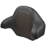 Saddlemen 2014-2025 FLHR, FLHT, FLHX, FLTR & FLHTCUTG Roadsofa DS Tour Pack Backrest Pad Motorcycle Accessories-0822