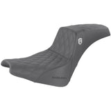 Saddlemen 2018-2026 Low Rider FXLR/FXLRS/FXLRST, Sport Glide FLSB RoadSofa CF Seat with Driver's Backrest Motorcycle Accessories-0802