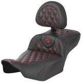 Saddlemen 2024-25 Road Glide / Street Glide, 2023-25 CVO Road Glide / Street Glide RoadSofa CF LS Ext Reach Seat with Driver Backrest Motorcycle Accessories-0801