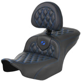 Saddlemen 2024-25 Road Glide / Street Glide, 2023-25 CVO Road Glide / Street Glide RoadSofa CF LS Seat with Drivers Backrest Motorcycle Accessories-0801